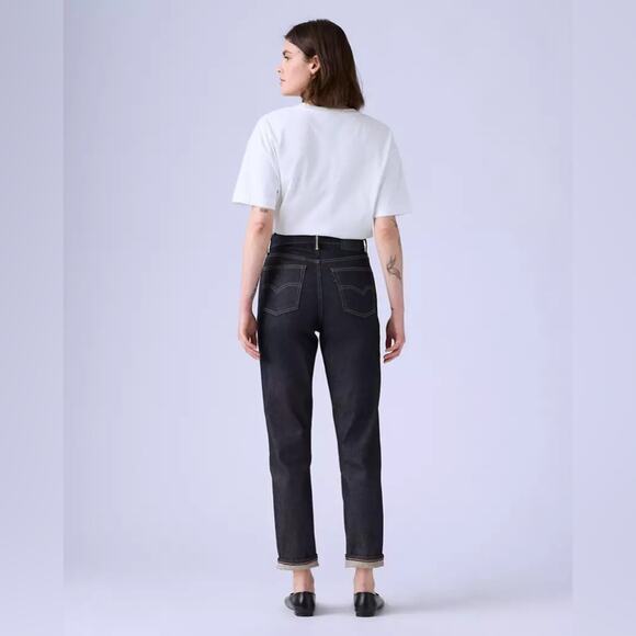 Levi’s JAPANESE SELVEDGE HIGH RISE BOYFRIEND JEANS - Picture 3 of 16